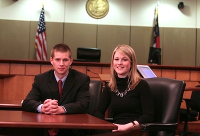 Two Elon Law students in N.C. Business Court